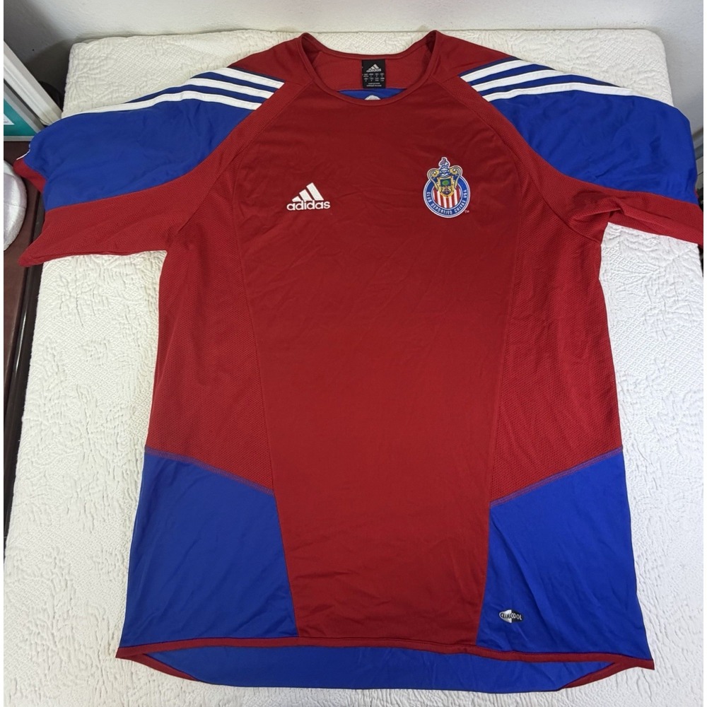 Club Deportivo Chivas USA‎ Training Soccer Shirt Jersey 2004 2005 Adidas Size L